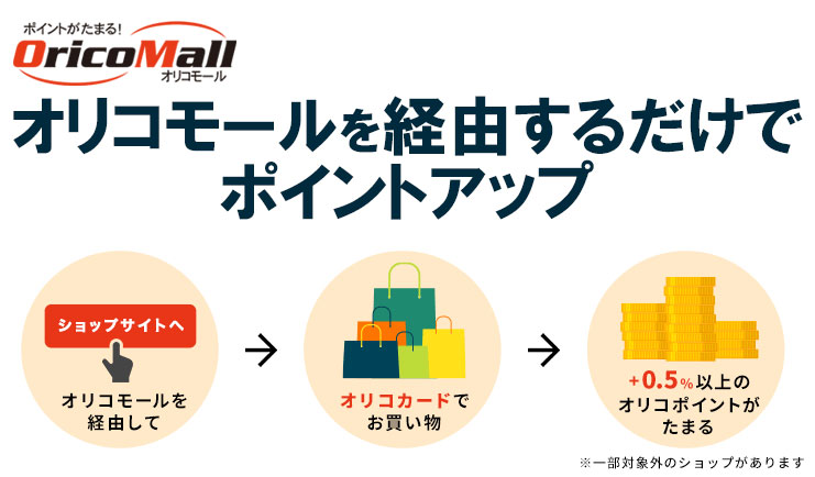 Amazonはオリコモール経由でポイント還元アップ！