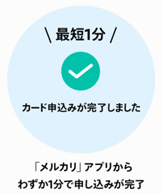 メルカードの申込み方法